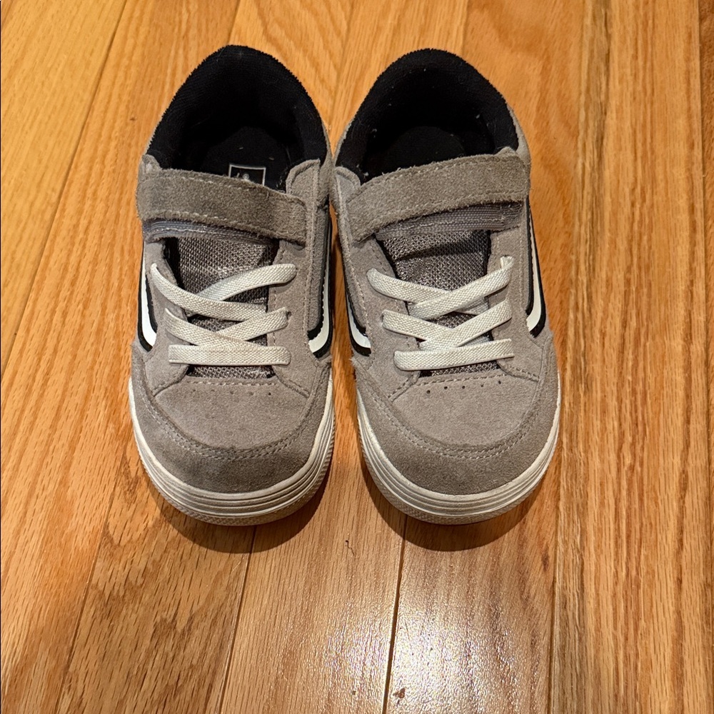 Vans Gray and Black Kids Sneakers